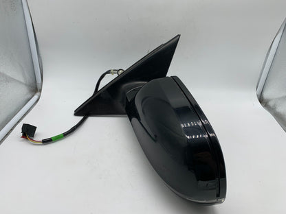 2010-2016 Audi A4 Driver Side View Power Door Mirror Black OEM B02B24001