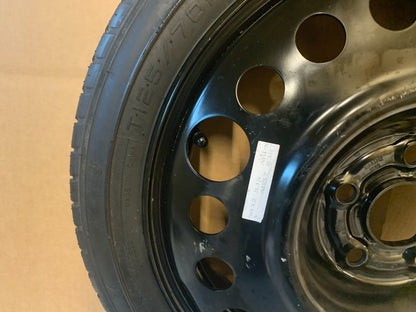 2013-2022 Buick Encore 16" Spare Tire Wheel Compact Donut T125/70R16