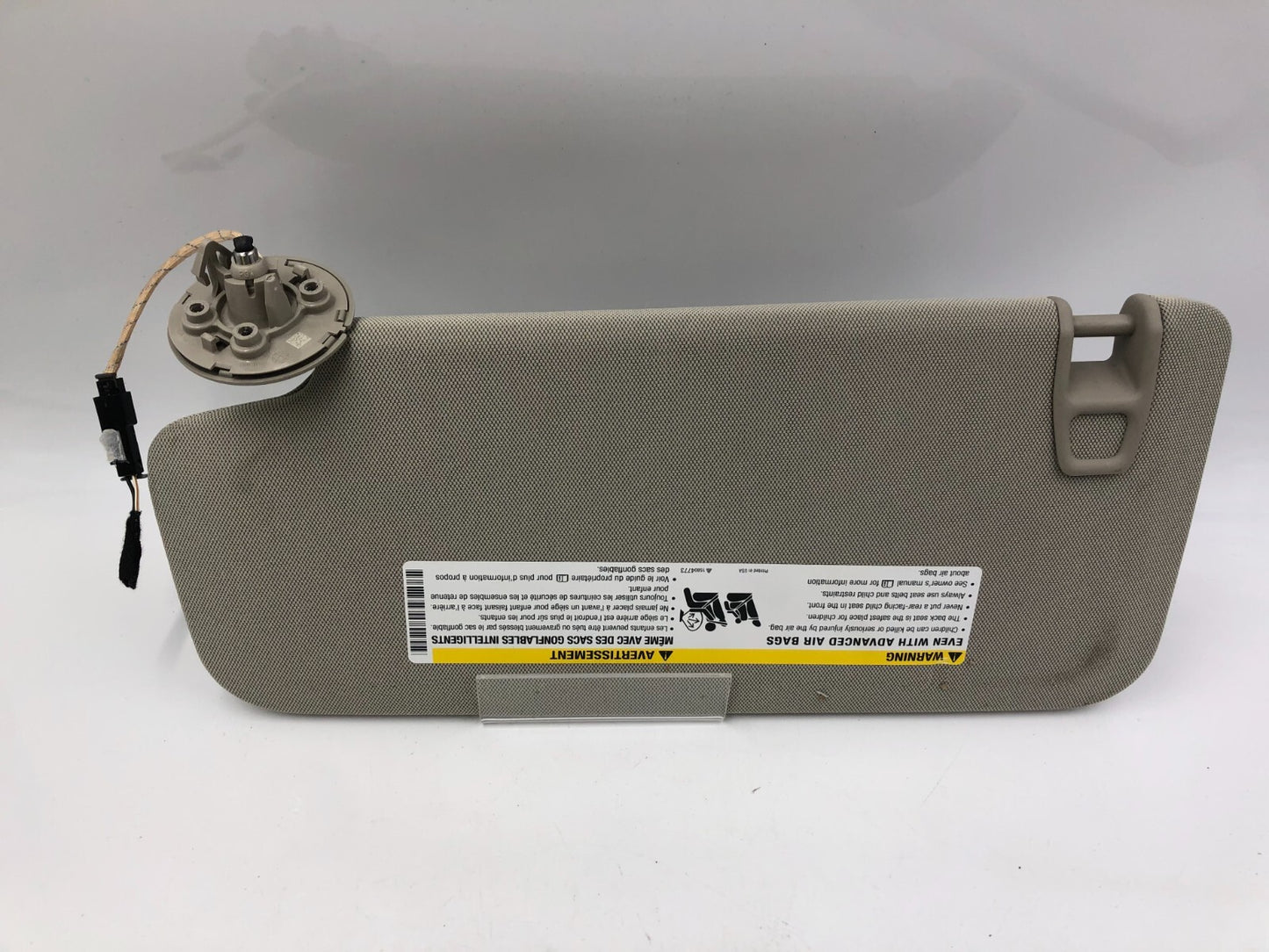 2013-2021 Buick Encore Passenger Sun Visor Beige Illuminated OEM C04B11005