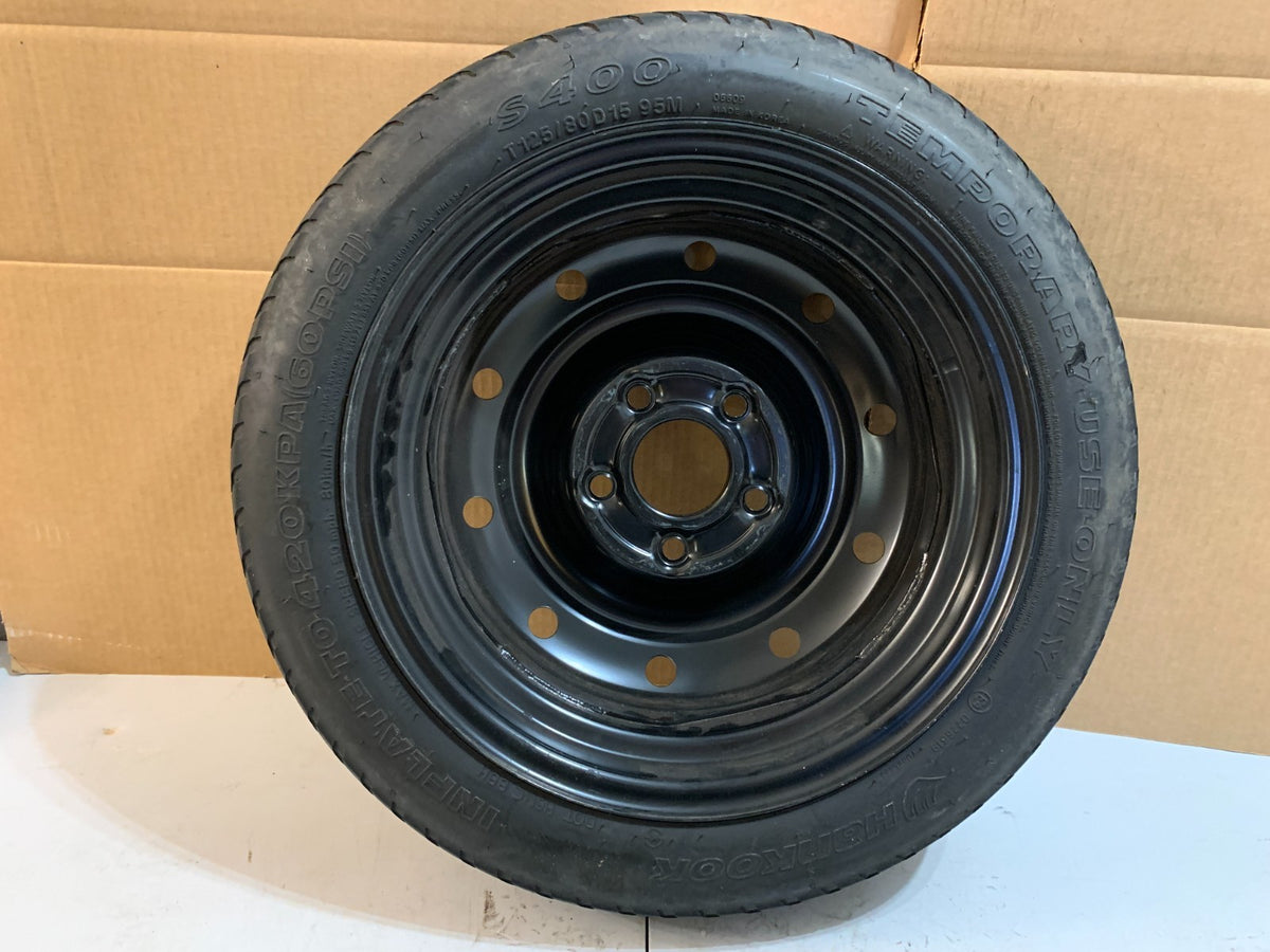2010-2014 Kia Forte Soul 15" Spare Tire Compact Donut Wheel T125/80D15 OEM