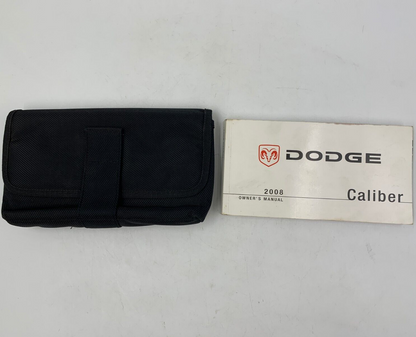 2008 Dodge Caliber Owners Manual with Case OEM A01B08029