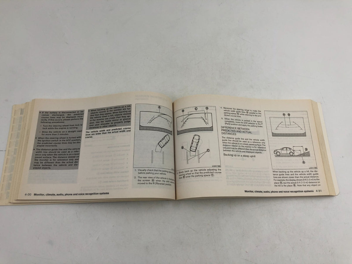 2009 Nissan Maxima Owners Manual OEM A03B18058