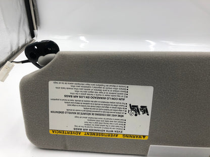 2005-2010 Toyota Sienna Passenger Sun Visor Gray Illuminated OEM C03B09021