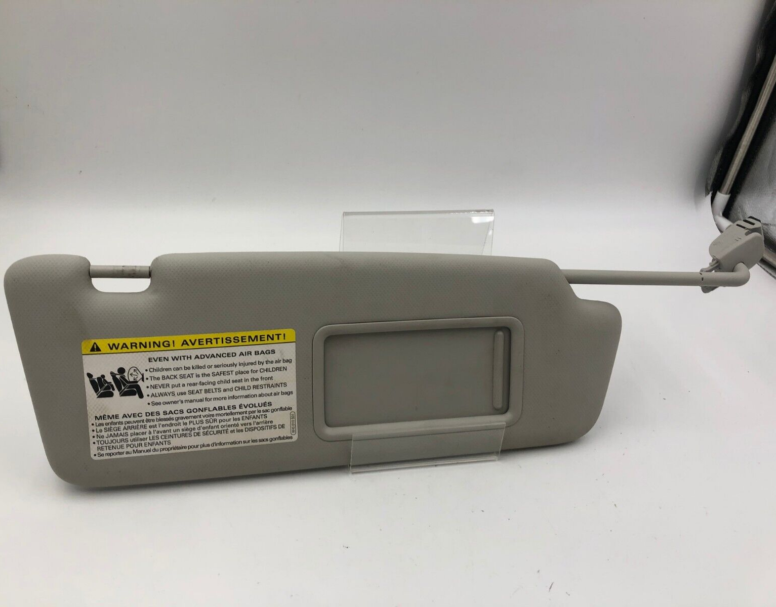 2009-2012 Audi A4 Passenger Sun Visor Gray Illuminated OEM C01B52023