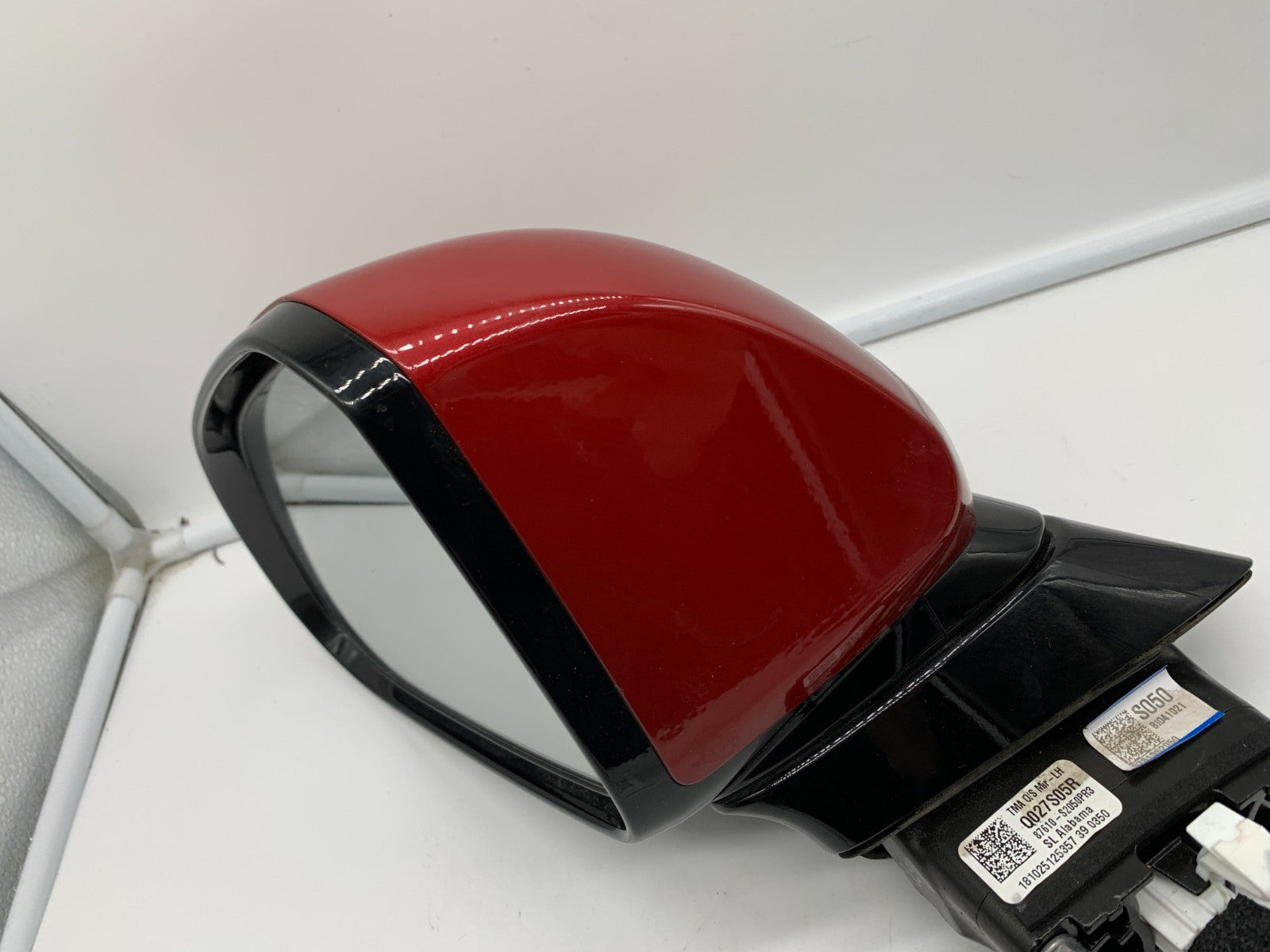 2019 Hyundai Santa Fe Driver Side View Power Door Mirror Red OEM Blind Spot