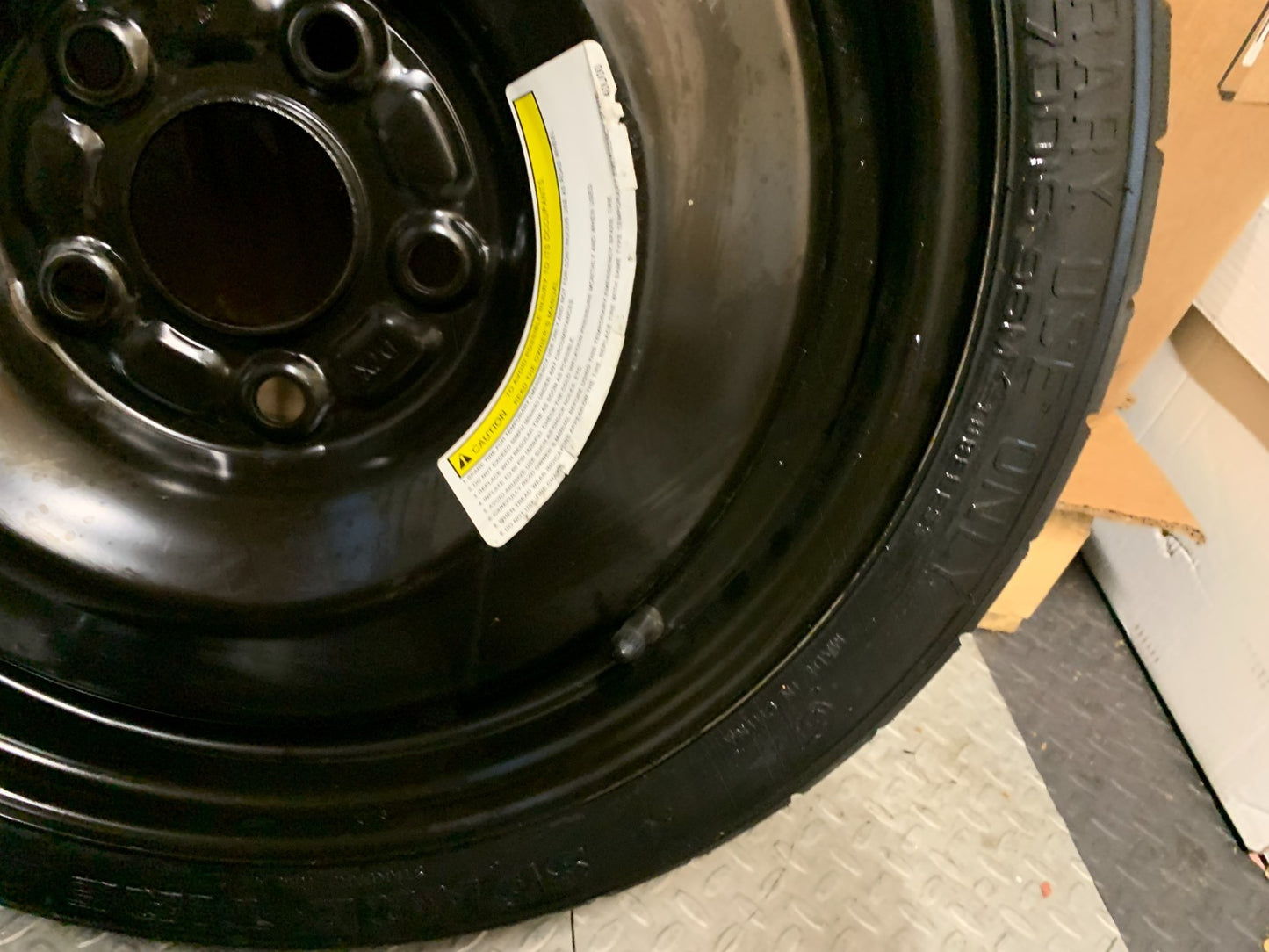 2015-2019 Nissan Sentra 16" Spare Tire Wheel Compact Donut T125/70D16 Maxxis