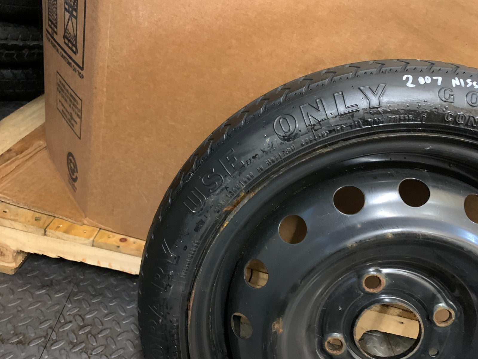 2007-2012 Nissan Sentra 15" Spare Tire Wheel Compact Donut 4 Lugs T125/70D15