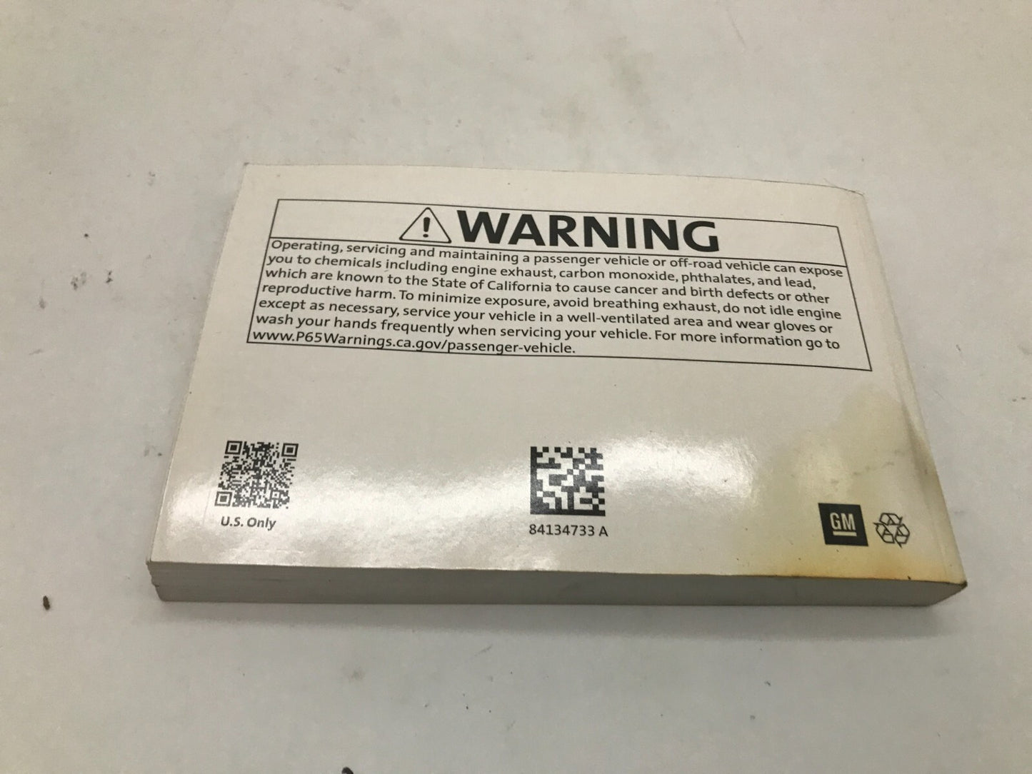 2019 GMC Terrain Terrain Denali Owners Manual OEM C04B36006