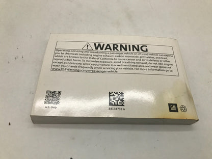 2019 GMC Terrain Terrain Denali Owners Manual OEM C04B36006