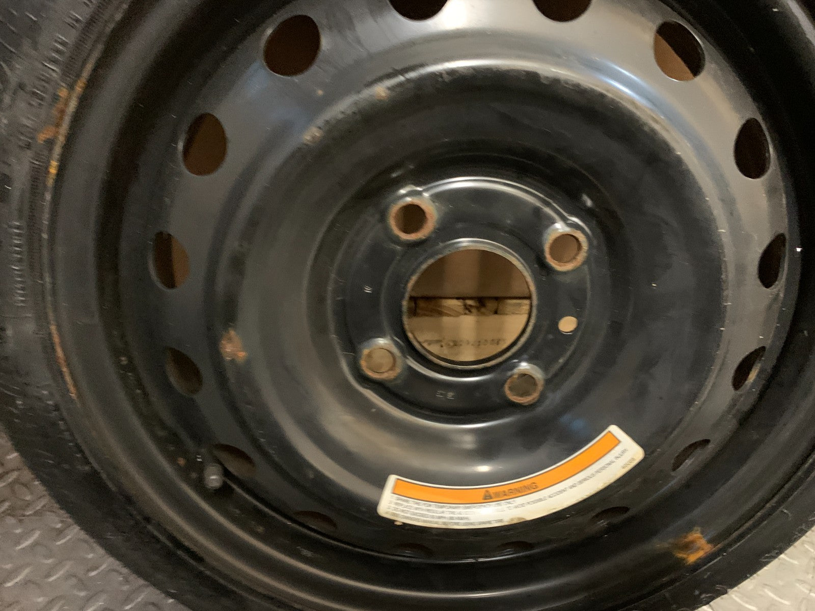 2007-2012 Nissan Sentra 15" Spare Tire Wheel Compact Donut 4 Lugs T125/70D15