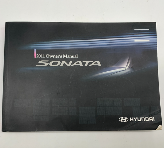 2011 Hyundai Sonata Owners Manual OEM E01B59012