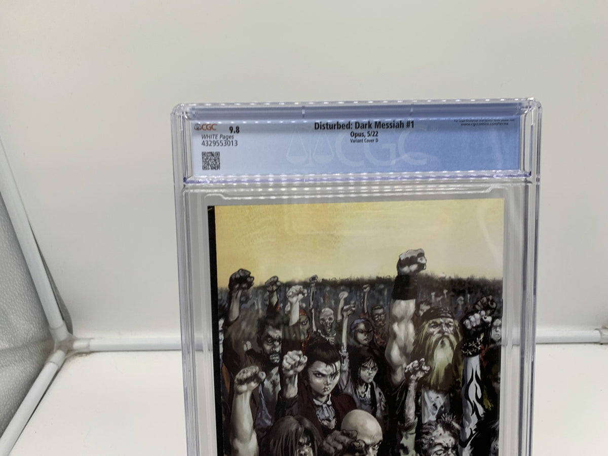 Disturbed Dark Messiah #1 CGC 9.8 Todd McFarlane Greg Capullo Cover