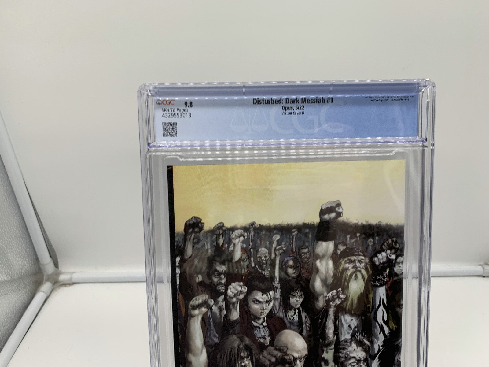 Disturbed Dark Messiah #1 CGC 9.8 Todd McFarlane Greg Capullo Cover