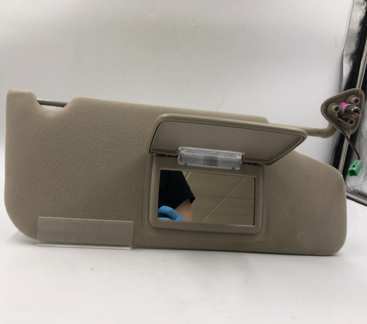 2008-2009 Mercury Sable Passenger Sun Visor Tan Illuminated OEM B02B05049