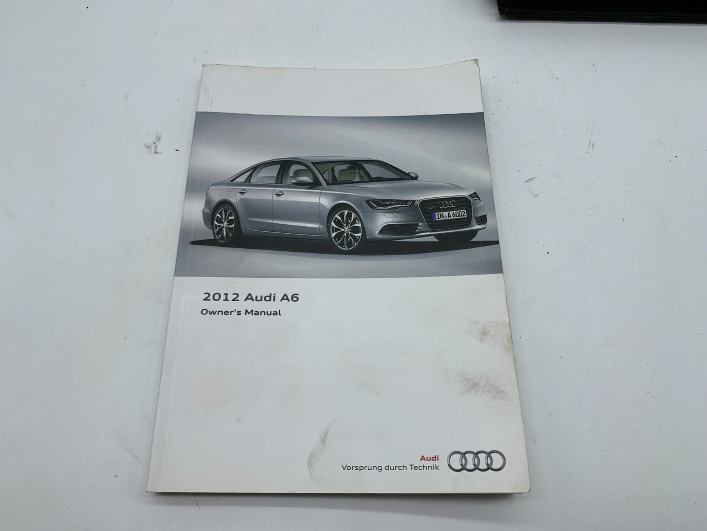 2012 Audi A6 Owners Manual Set with Case OEM A02B50049