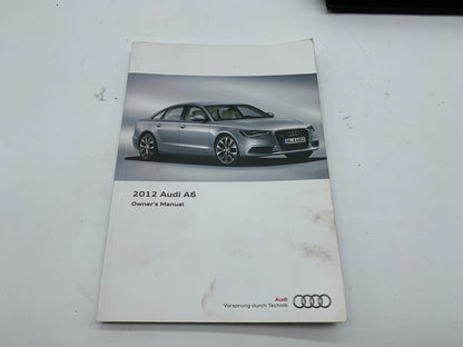 2012 Audi A6 Owners Manual Set with Case OEM A02B50049