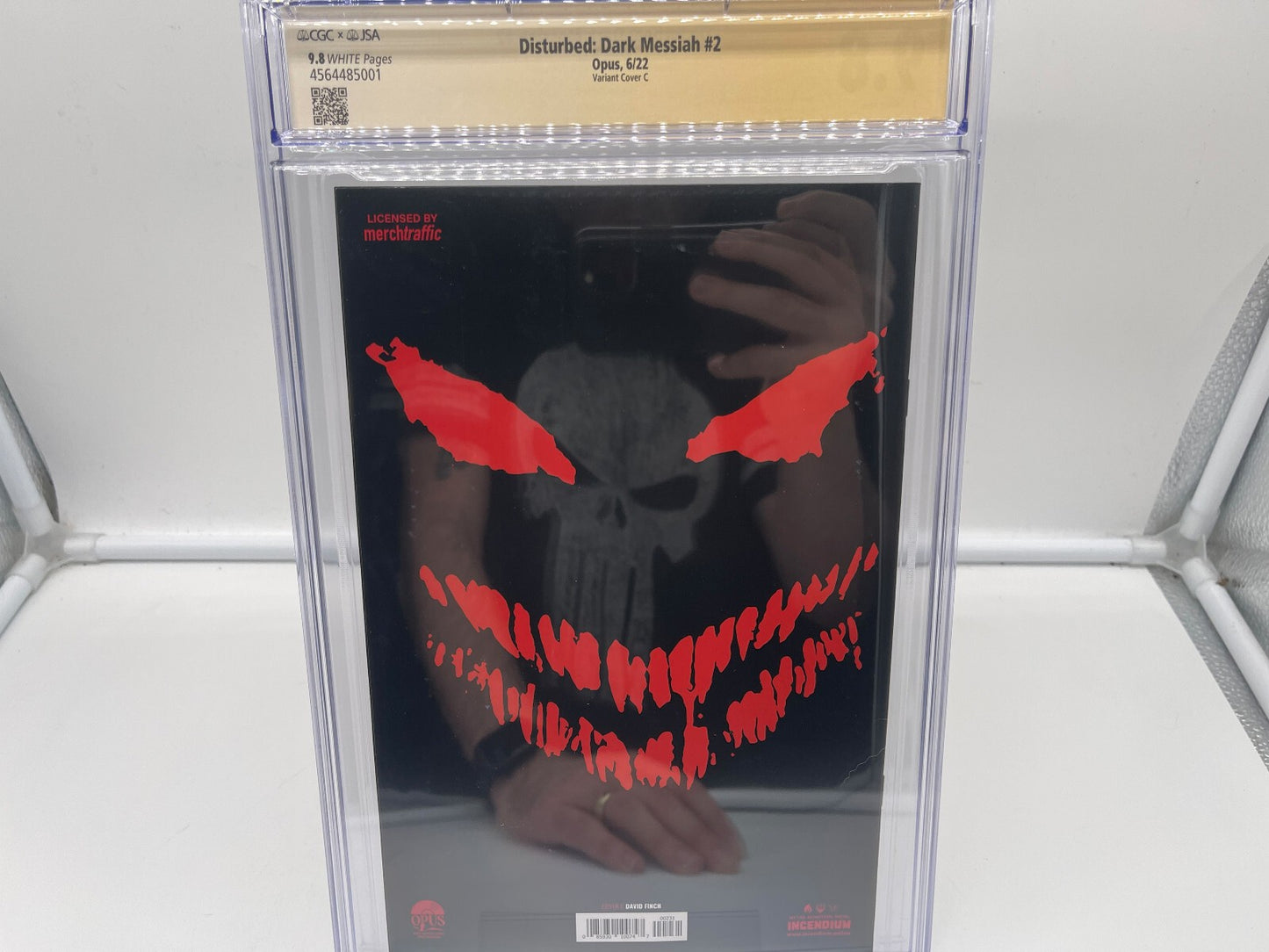 Disturbed Dark Messiah #2 CGC 9.8 JSA Signature Series Tim Seeley