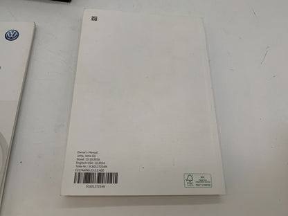 2016 Volkswagen Jetta Owners Manual Set with Case OEM A03B42008