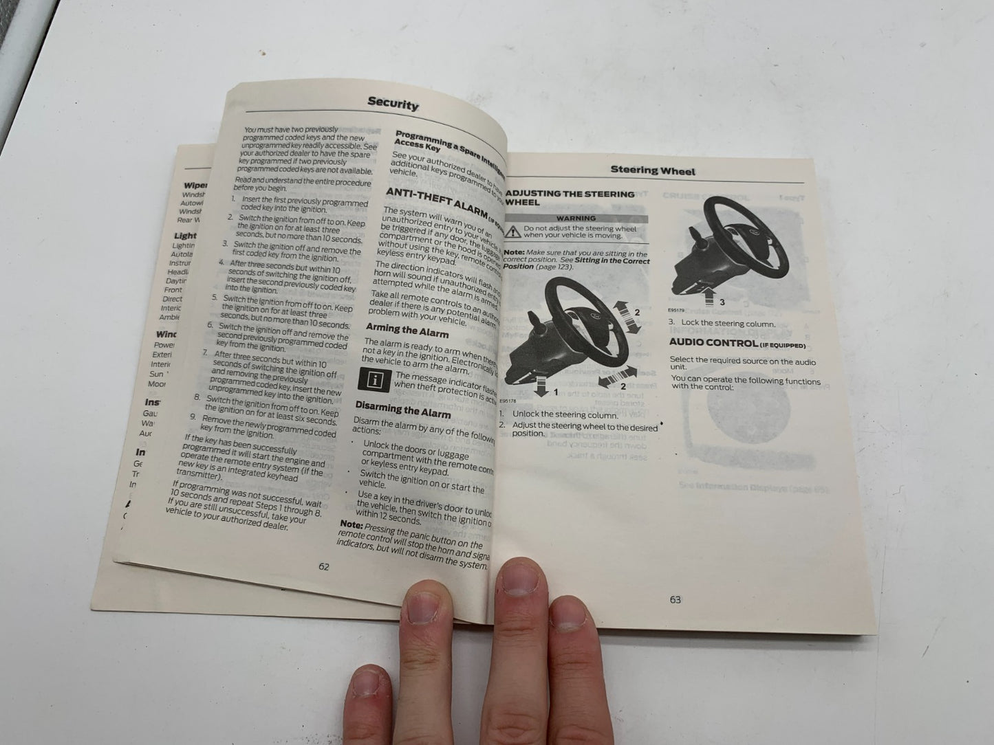 2013 Ford Escape Owners Manual Set OEM R01B18013