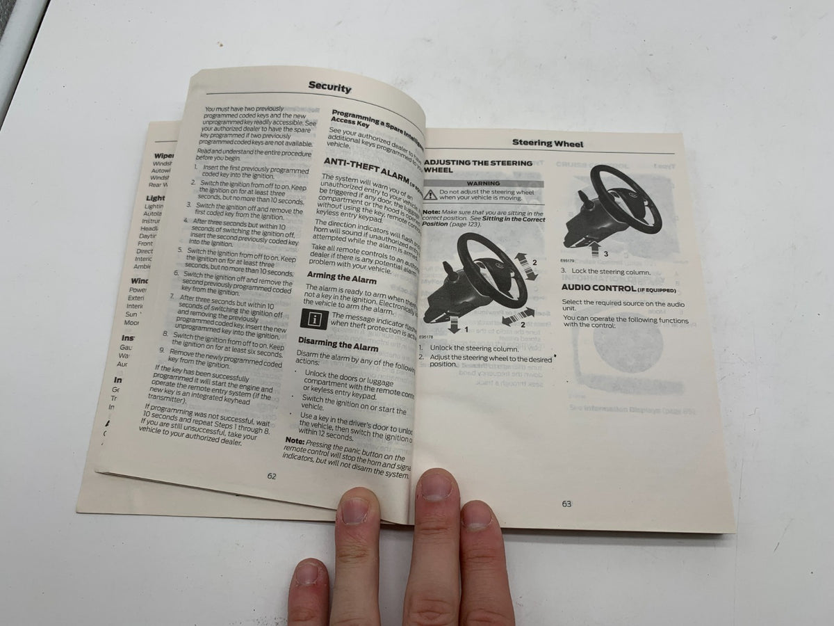 2013 Ford Escape Owners Manual Set OEM R01B18013