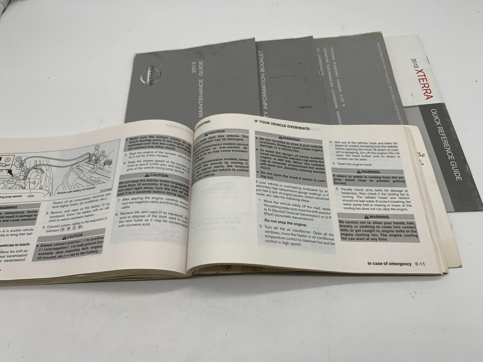 2012 Nissan Xterra Owners Manual Set OEM