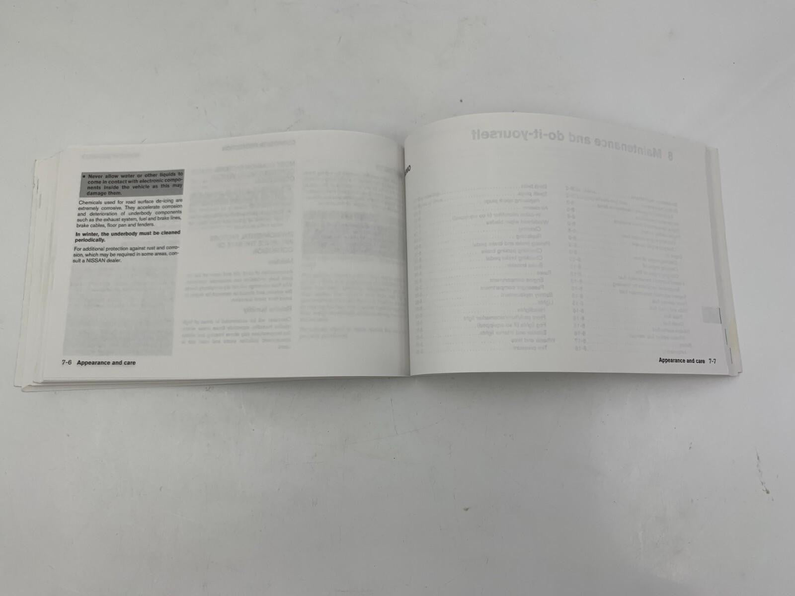 2005 Nissan Altima Owners Manual OEM C04B32029