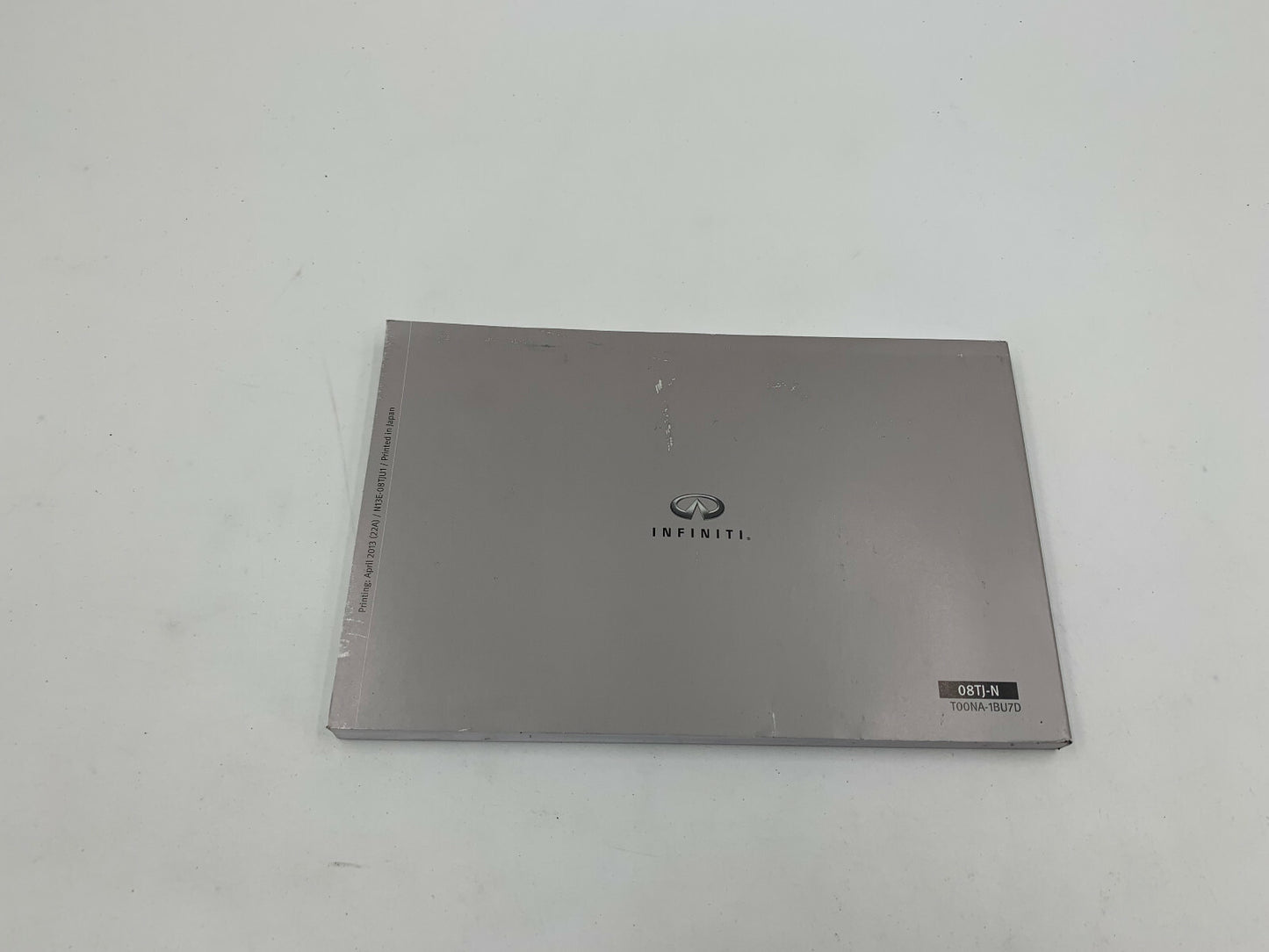 2013 Infiniti QX Owners Manual Set with Case OEM B04B14022