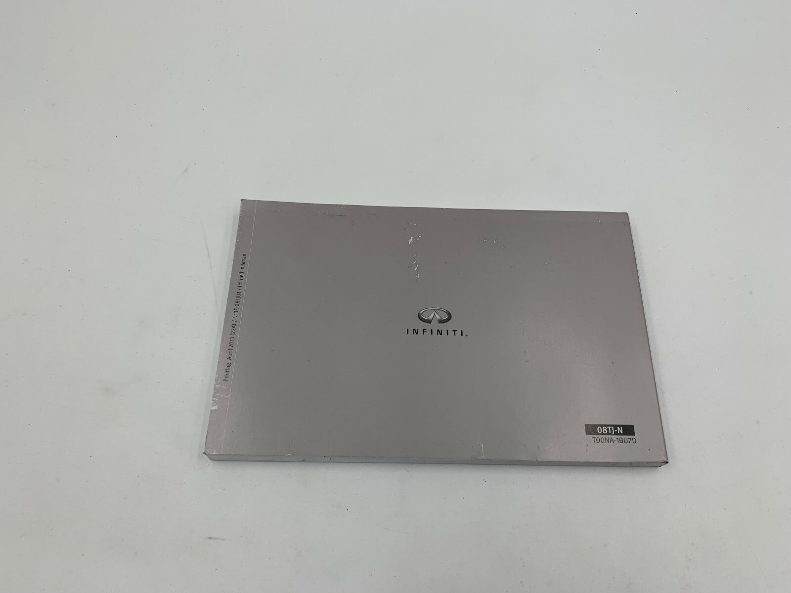 2013 Infiniti QX Owners Manual Set with Case OEM B04B14022