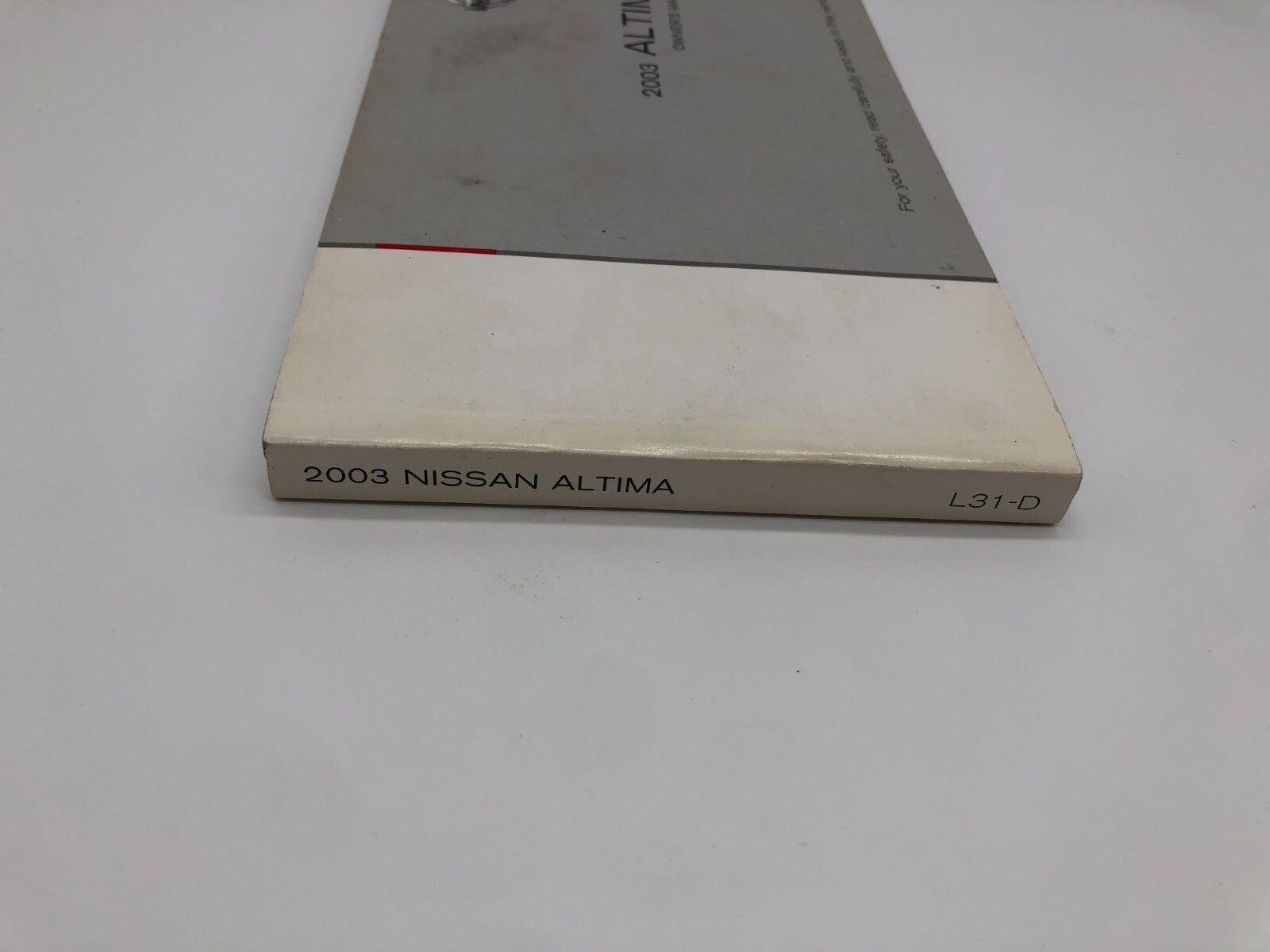 2003 Nissan Altima Owners Manual OEM D01B42007