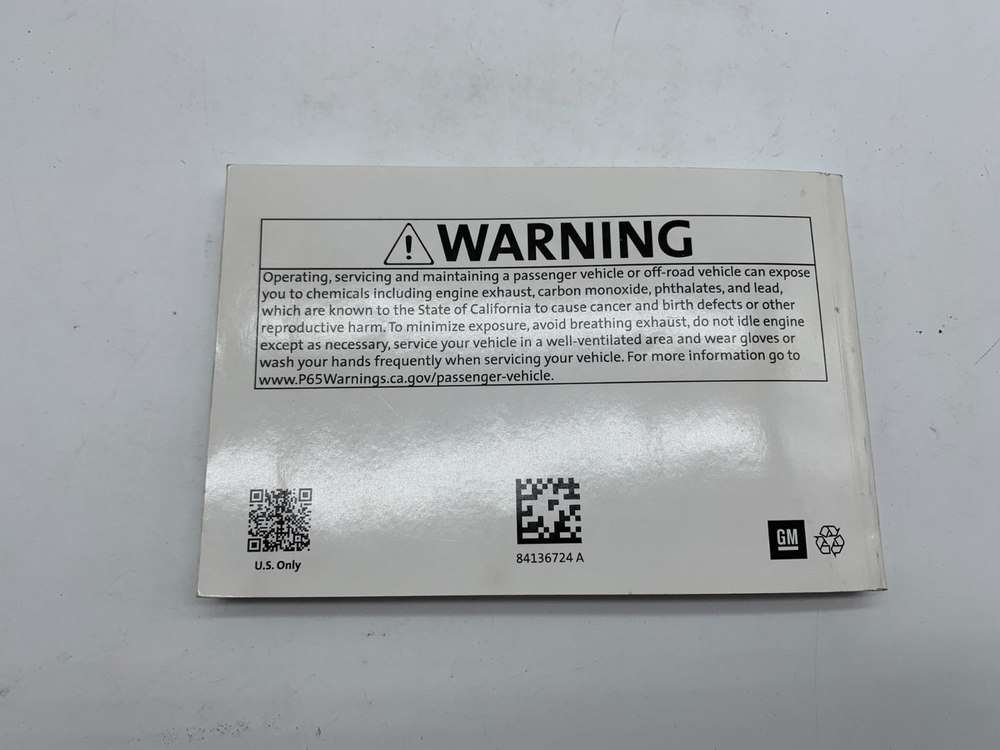 2019 Chevrolet Impala Owners Manual Set OEM C03B30095