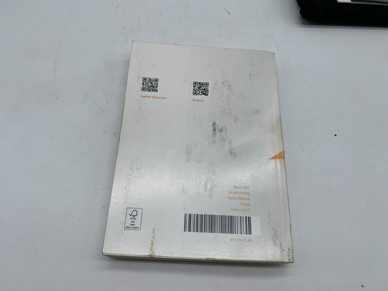 2018 Ford Fusion Owners Manual Set with Case OEM B02B24008