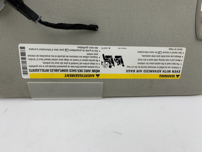 2013-2016 Chevrolet Malibu Passenger Sun Visor Gray Illuminated OEM D04B13094