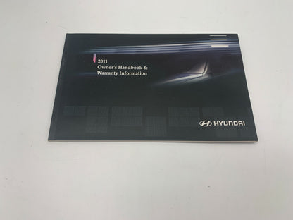 2011 Hyundai Sonata Owners Manual Includes Case OEM A02B35100