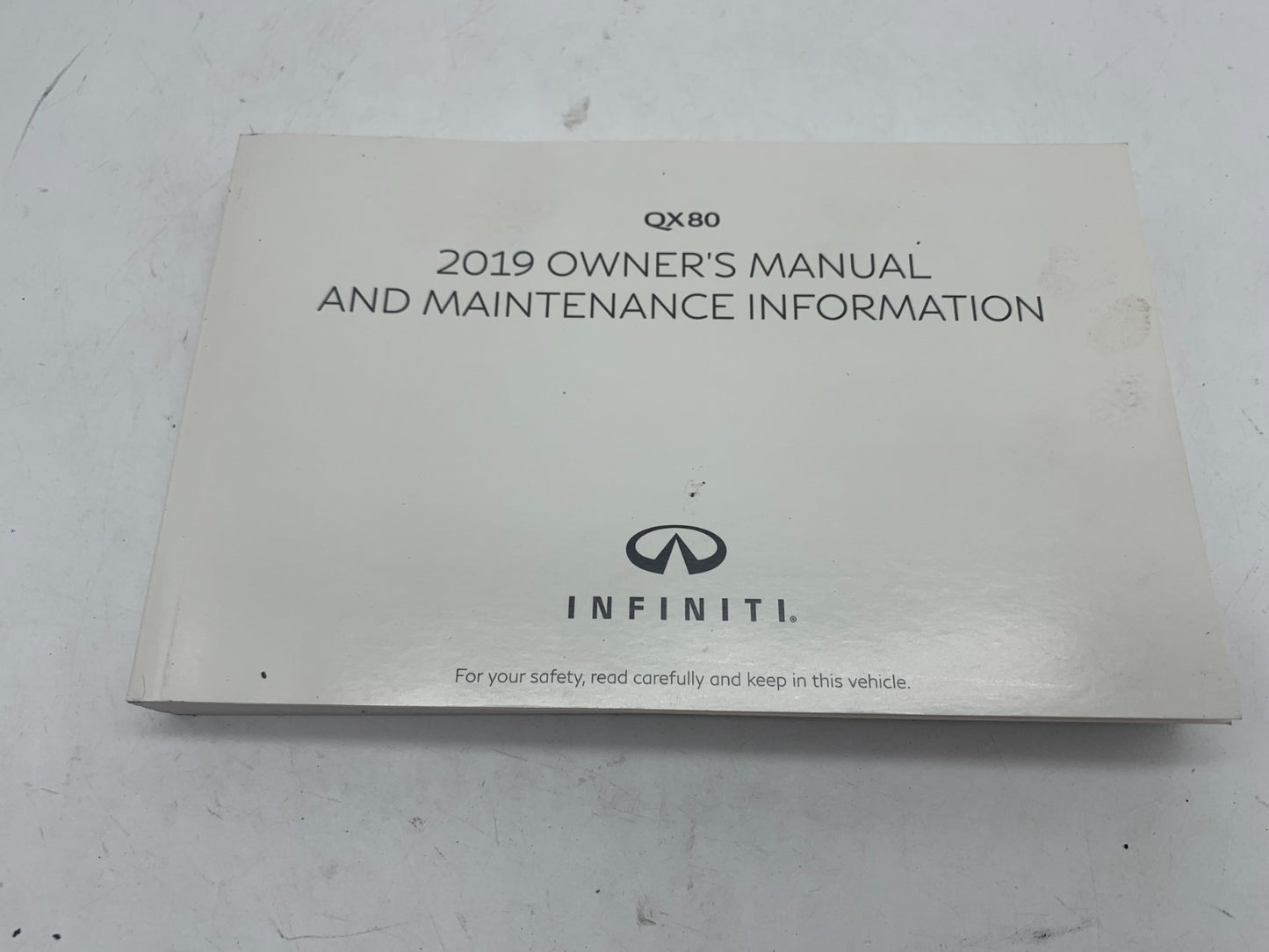2019 Infiniti QX80 QX 80 Owners Manual Set with Case OEM