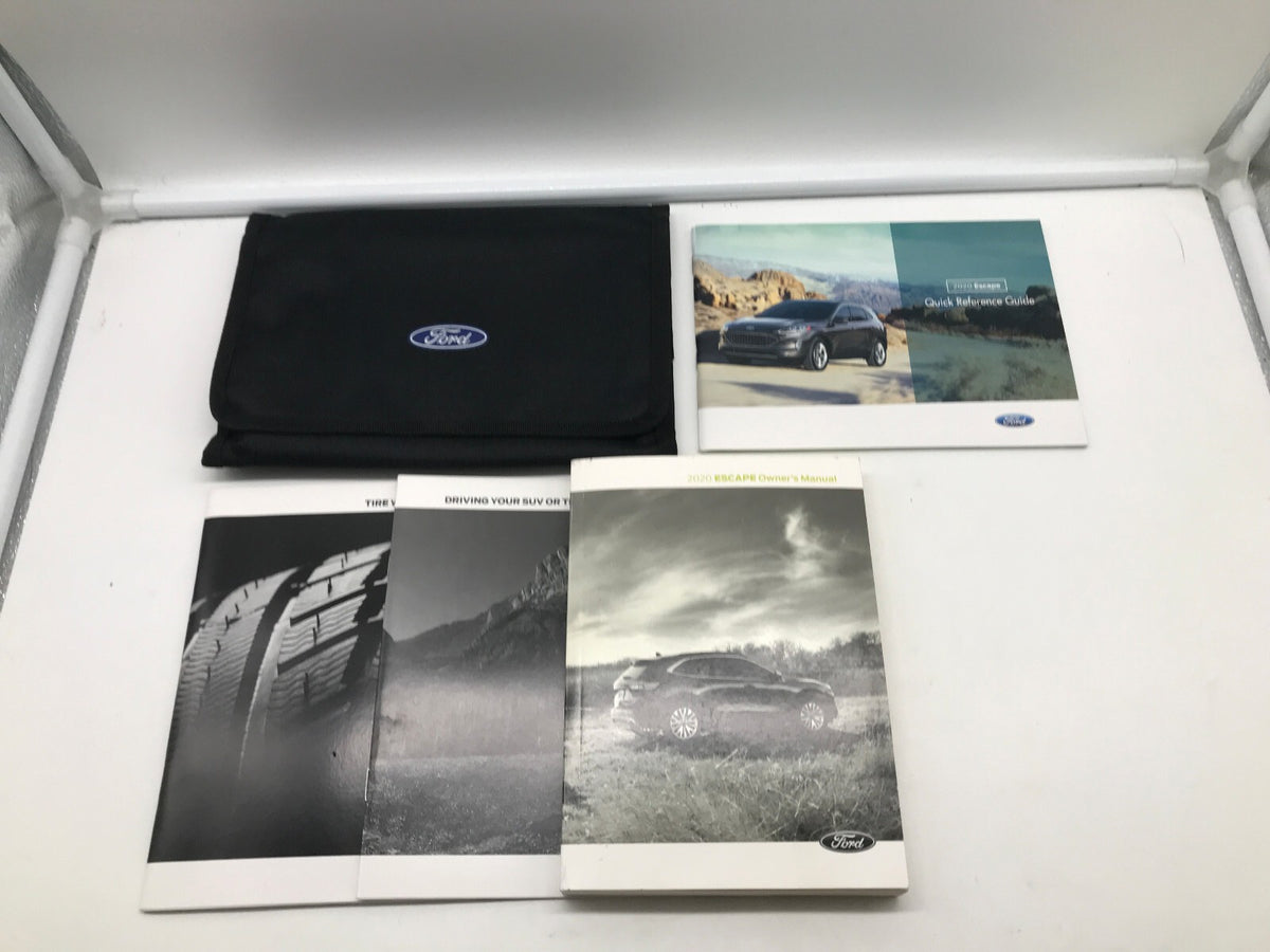 2020 Ford Escape Owners Manual Set with Case OEM R01B09014