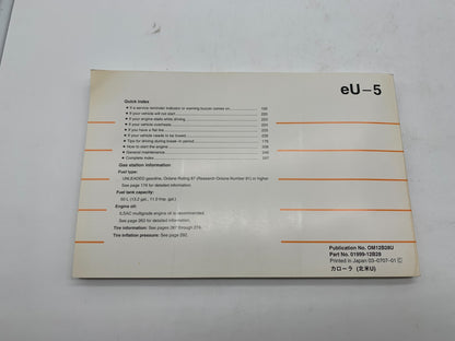 2008 Toyota Camry Owners Manual Set with Case OEM B04B54068