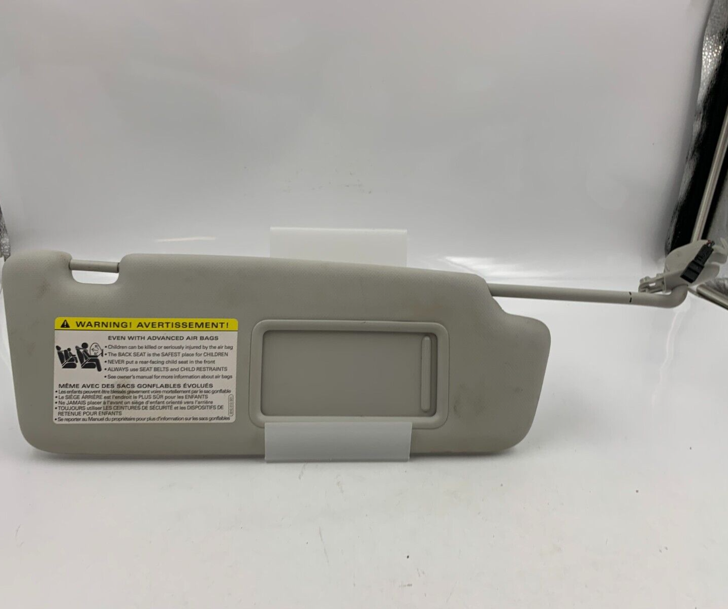 2009-2012 Audi A4 Passenger Sun Visor Gray Illuminated OEM E01B25056