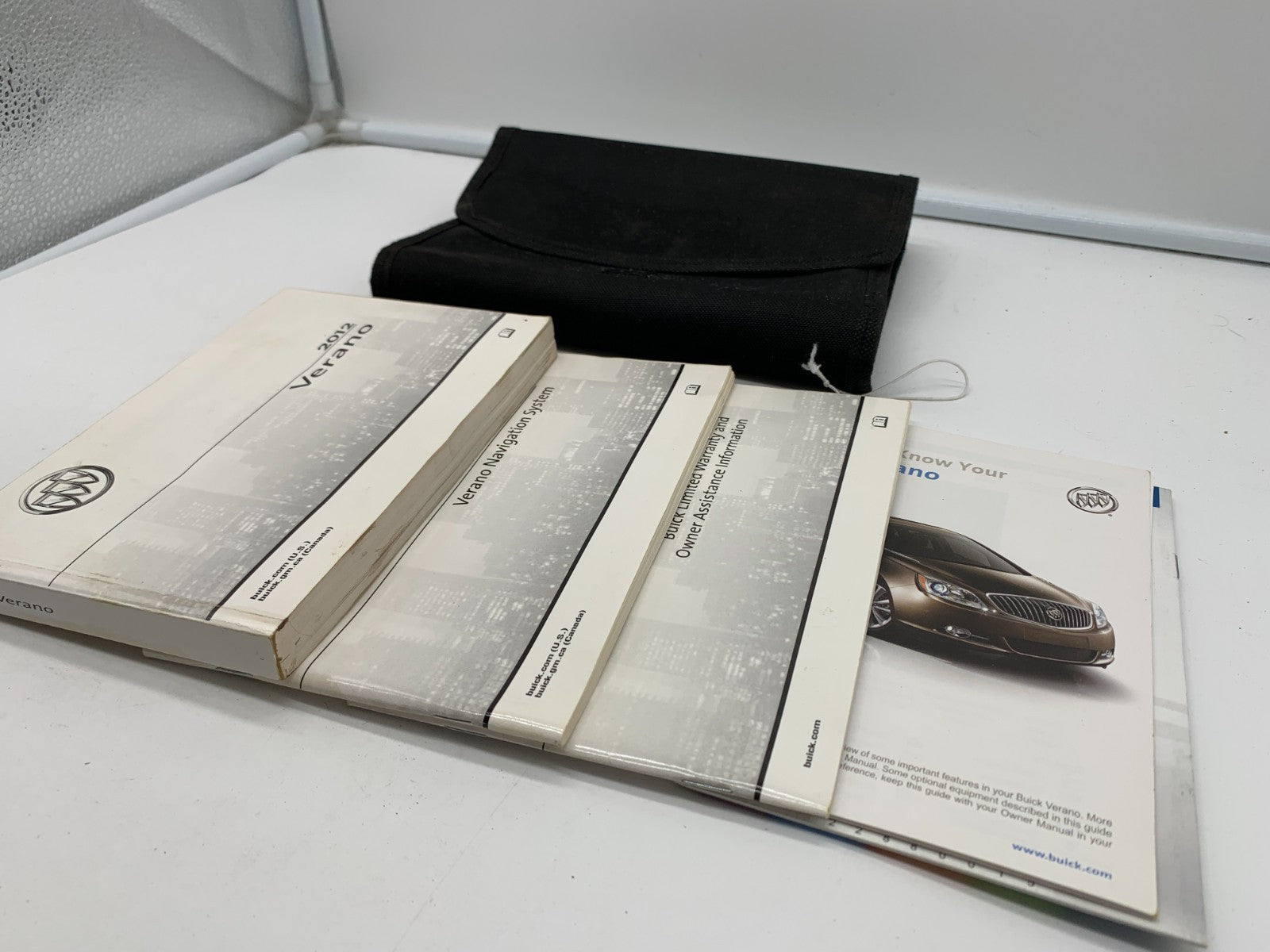 2012 Buick Verano Owners Manual Set with Case OEM A04B28005