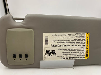 2003-2007 Cadillac CTS Driver Sun Visor Gray Illuminated OEM D02B70011