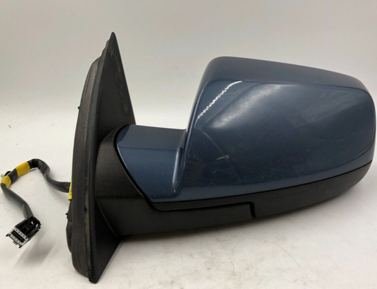 2010-2011 GMC Terrain Driver Side View Power Door Mirror Blue OEM F02B20084
