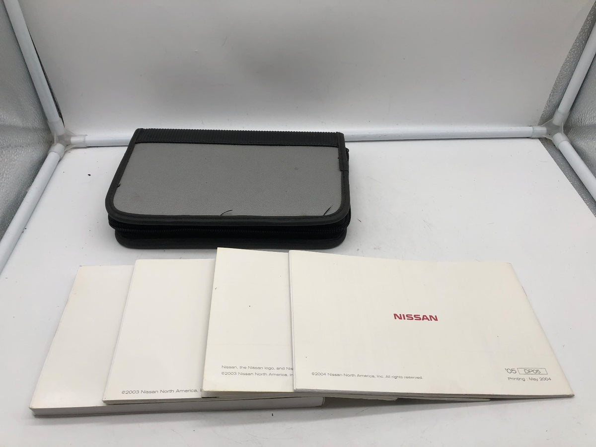 2005 Nissan Altima Owners Manual Set with Case OEM R01B50002