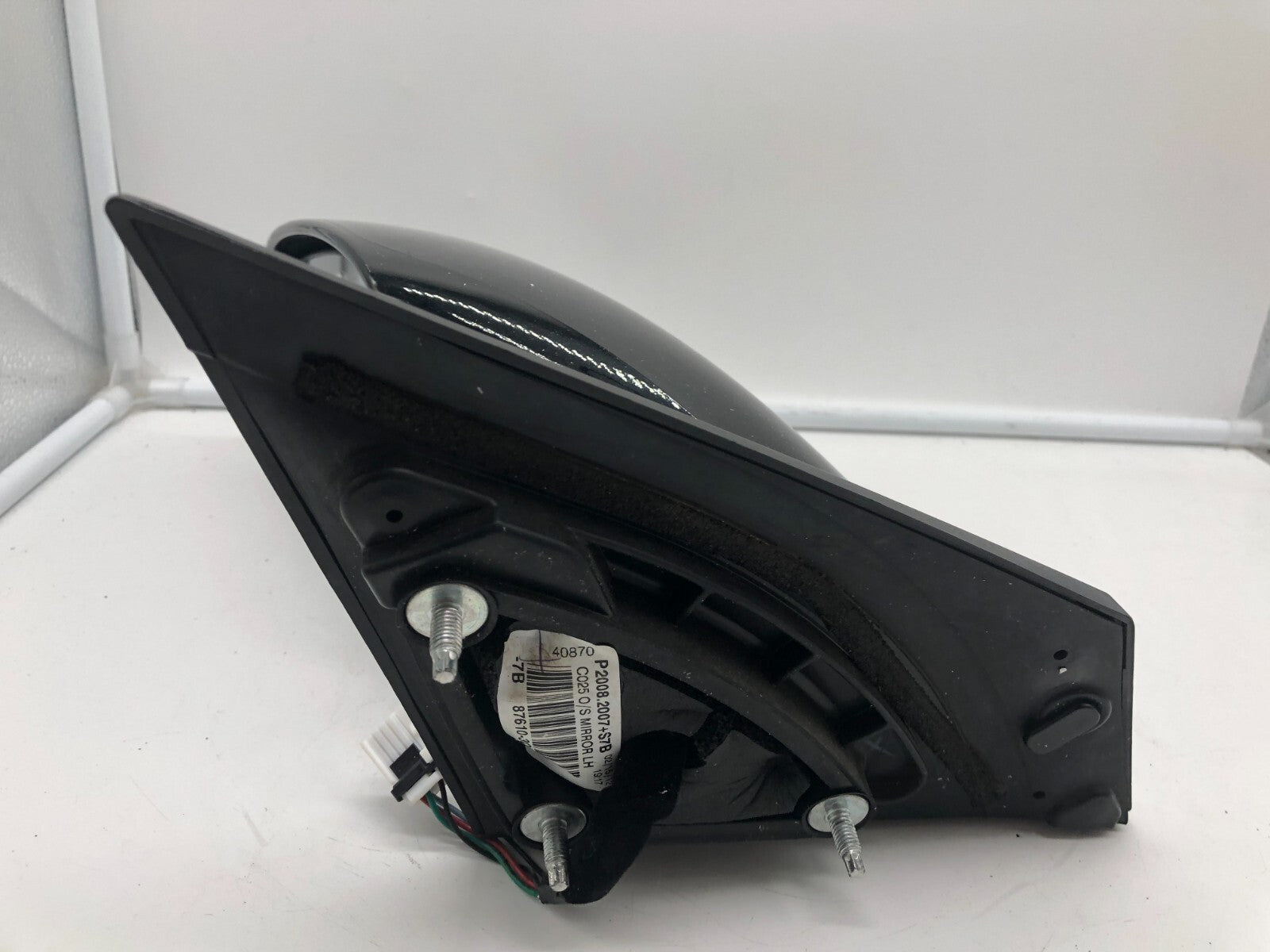 2011-2014 Hyundai Sonata Driver Side View Power Door Mirror Black OEM B03B44001