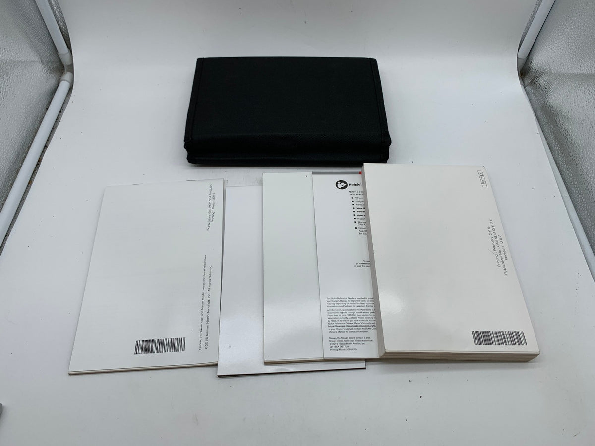 2016 Nissan Sentra Owners Manual Set with Case OEM R01B33013