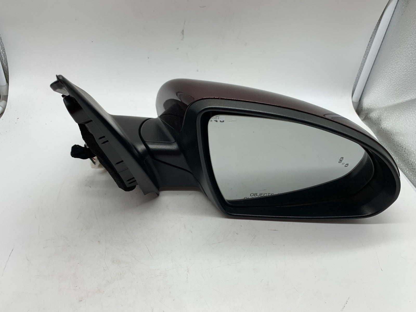 2016-2020 Kia Optima Passenger Side View Power Door Mirror Maroon BSA B03B46001