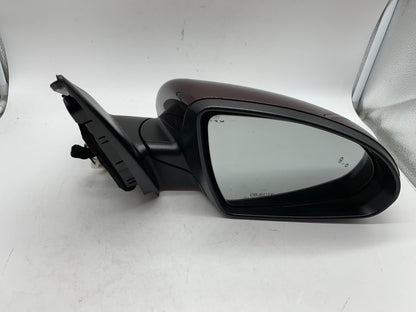 2016-2020 Kia Optima Passenger Side View Power Door Mirror Maroon BSA B03B46001