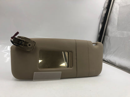 2006-2009 BMW 535i Driver Sun Visor Tan Illuminated OEM D02B06050