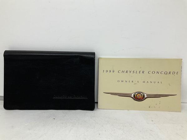 1999 Chrysler Concorde Owners Manual Handbook with Case OEM E04B04020