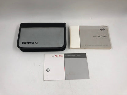 2007 Nissan Altima Owners Manual Set with Case OEM C02B15022