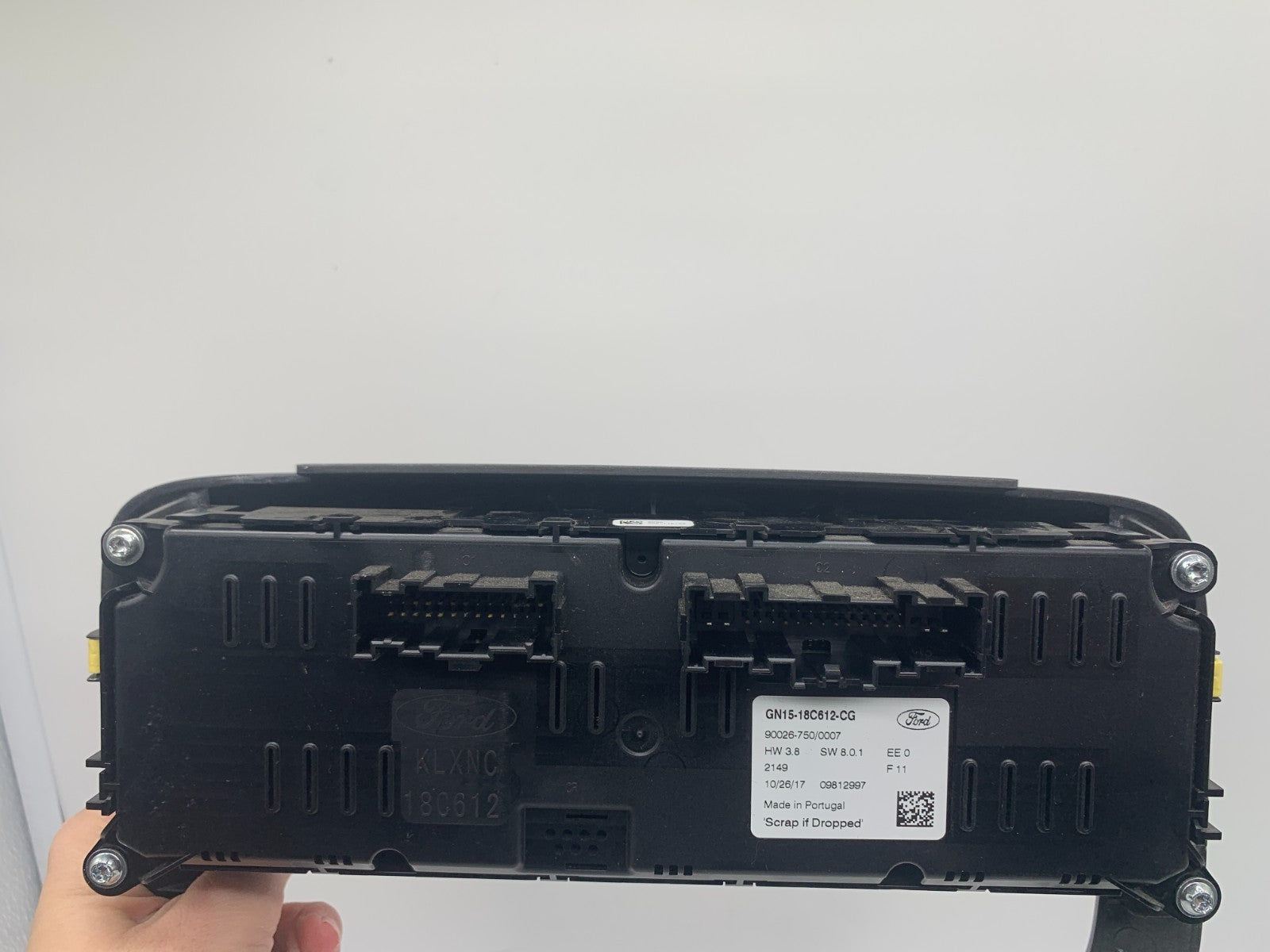 2018-2020 Ford Ecosport AC Heater Climate Control Unit with Dash Bezel OEM