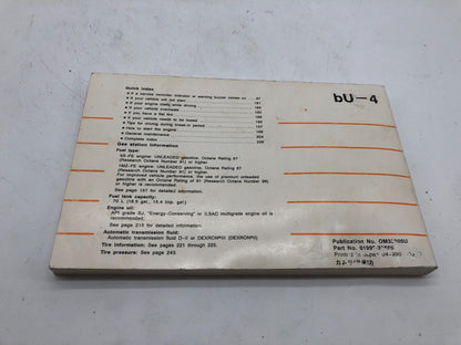 1999 Toyota Camry Owners Manual OEM D04B70014